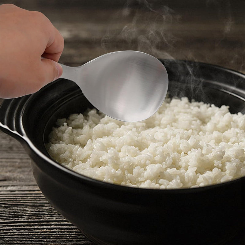 Globetrek° RiceSpoon - Tarttumaton Ruostumaton Teräs Riisi Tarjoilulusikka