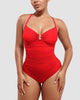 Icone™ ShapingSwimsuit: Elegantti Ristikkäiset Olkaimet Vartalon Muotoileva Uimapuku