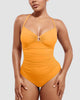 Icone™ ShapingSwimsuit: Elegantti Ristikkäiset Olkaimet Vartalon Muotoileva Uimapuku