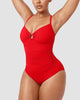 Icone™ ShapingSwimsuit: Elegantti Ristikkäiset Olkaimet Vartalon Muotoileva Uimapuku