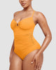 Icone™ ShapingSwimsuit: Elegantti Ristikkäiset Olkaimet Vartalon Muotoileva Uimapuku