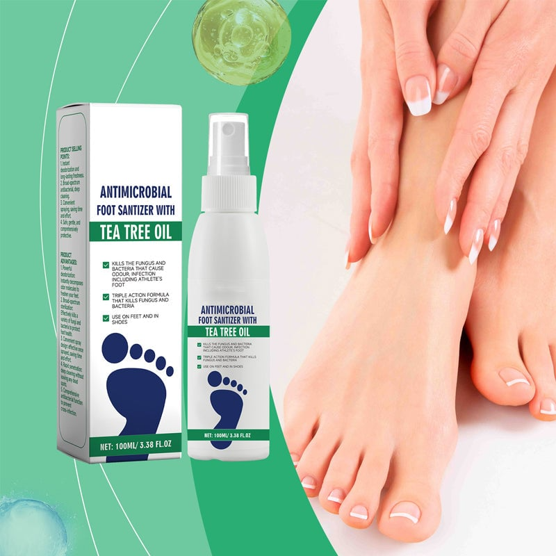 FootCare 1+1 ILMAINEN: Antimikrobinen Syvä Nesteytys Jalkahoito Suihke