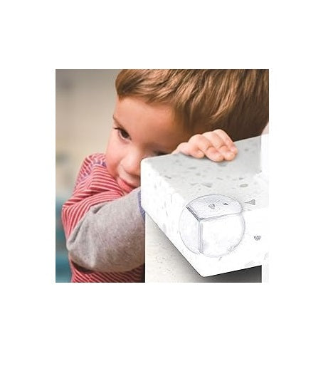 Safetycore™ Uudelleenkäytettävät Vauvan Kulmasuojat Läpinäkyvä