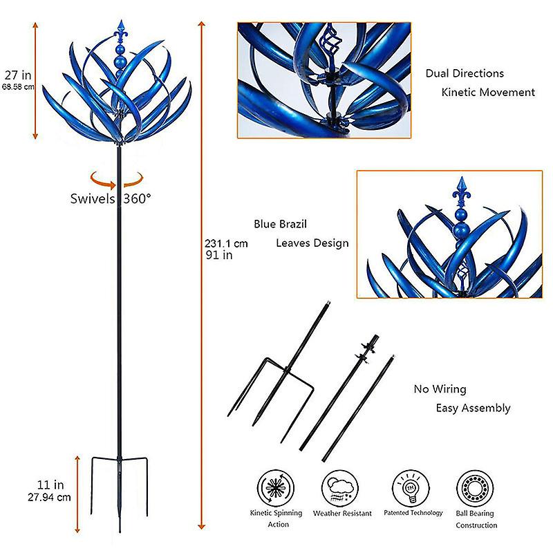 MetalTwist - Puutarha Metal Twist Tuulipyöritin