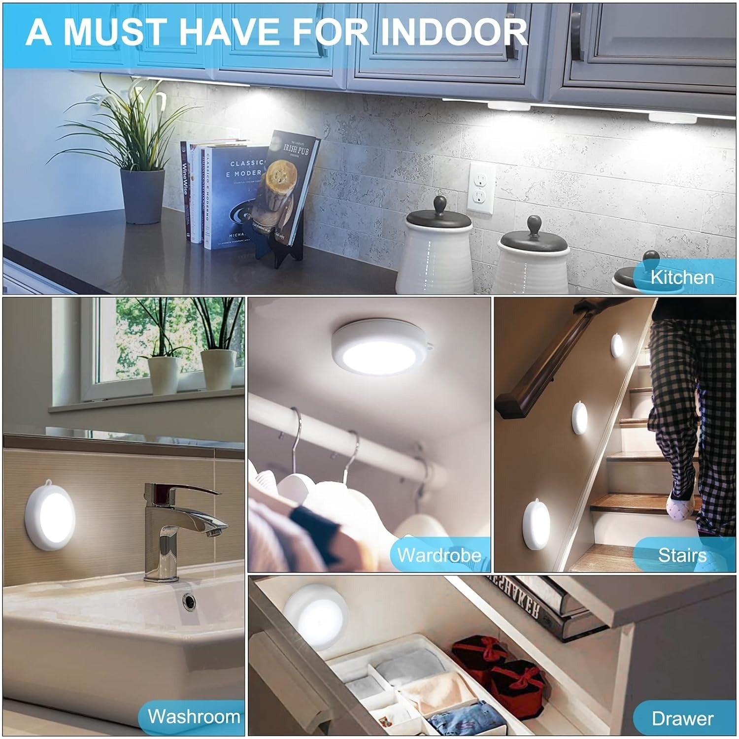 OVERNIGHT™ SMART Ultra Sensori Led | USB Ladattava