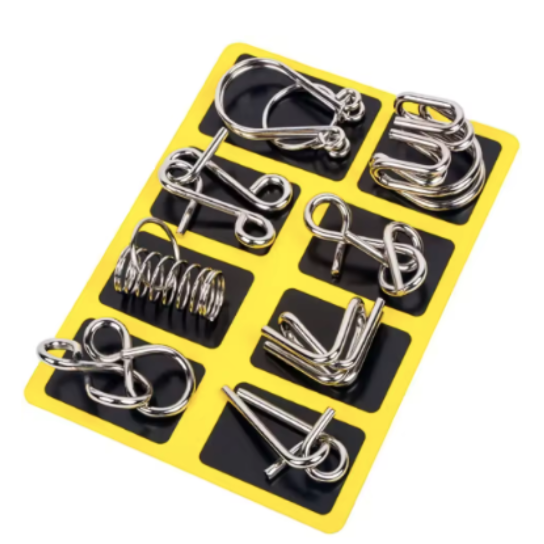 Kletshuts™ MetalPuzzles: Lapset Aivo Teaserit Metalli Palapeli Sarja