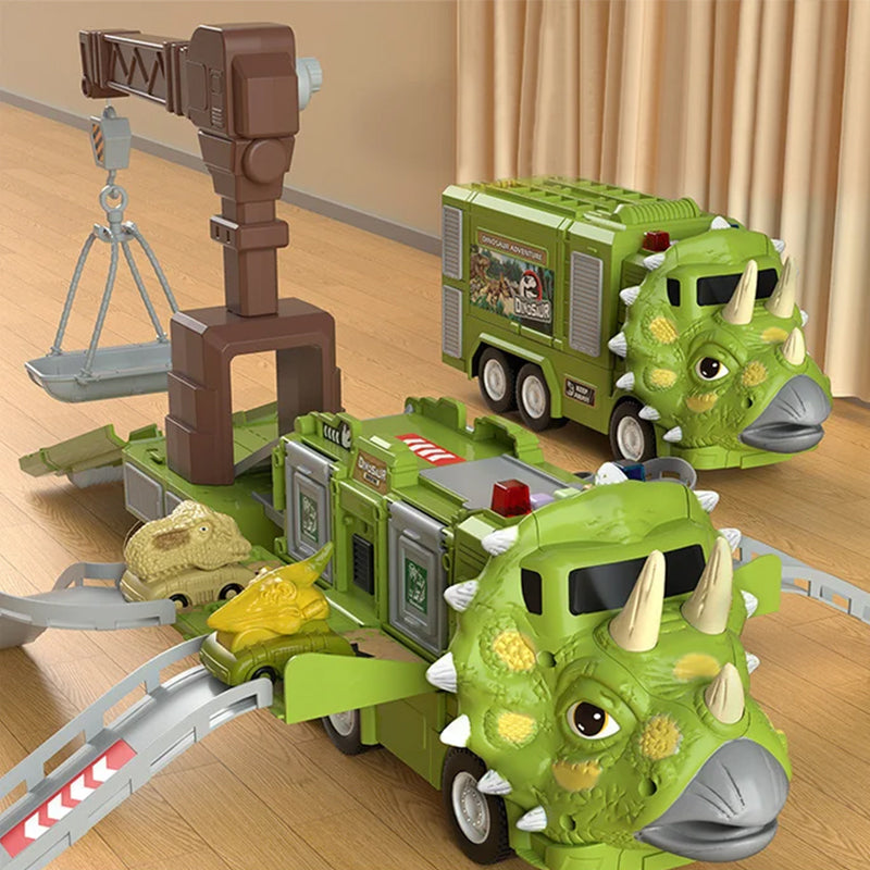 Kletshuts™ DinoTruck: Dinosaurus Kuorma Auto Lelu Sarja Valoin Ja Musiikilla