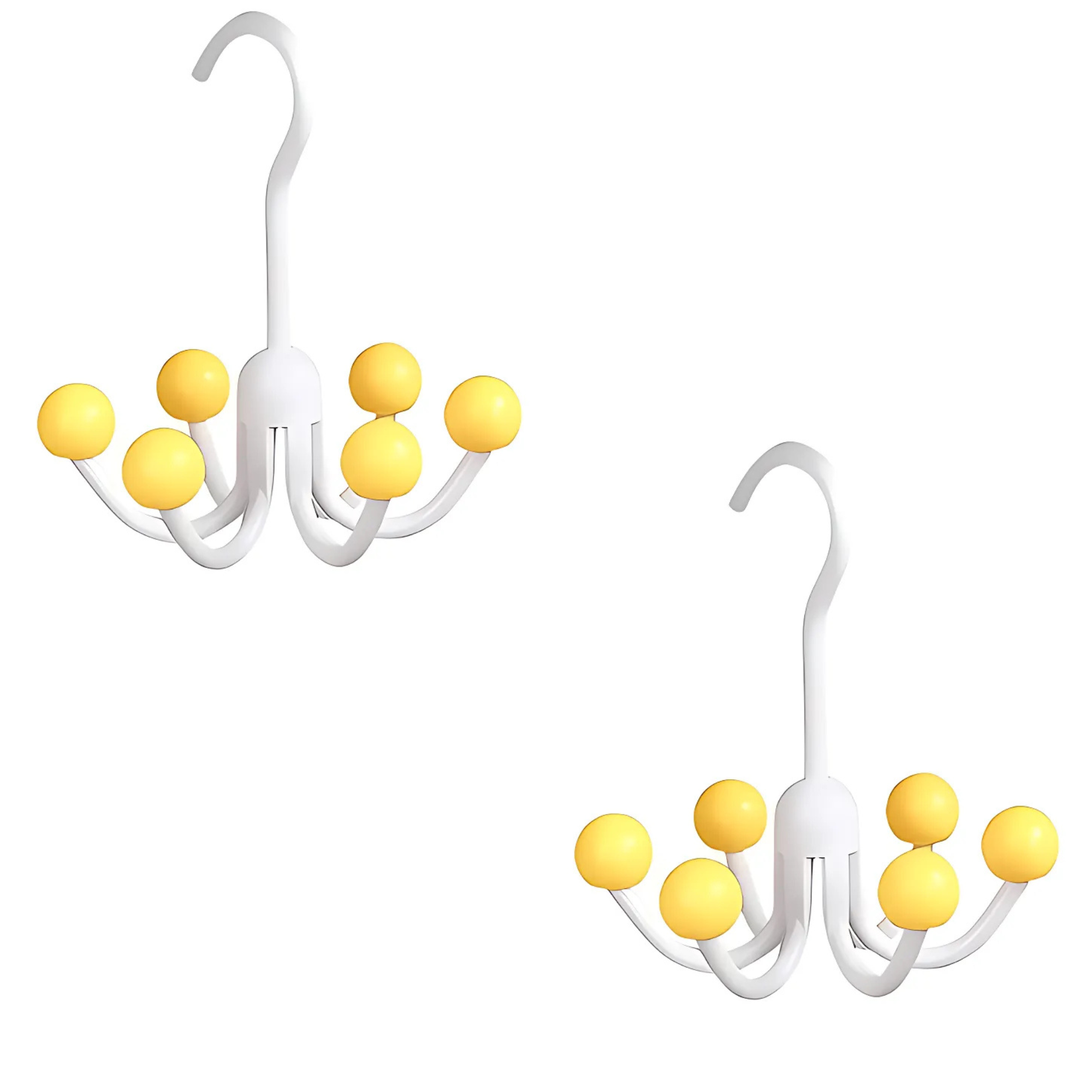 GlideHold® HangerHooks: 360° Kääntyvä 6 Kynsi Koukku Vaatekaapin Järjestelijä Ripustin