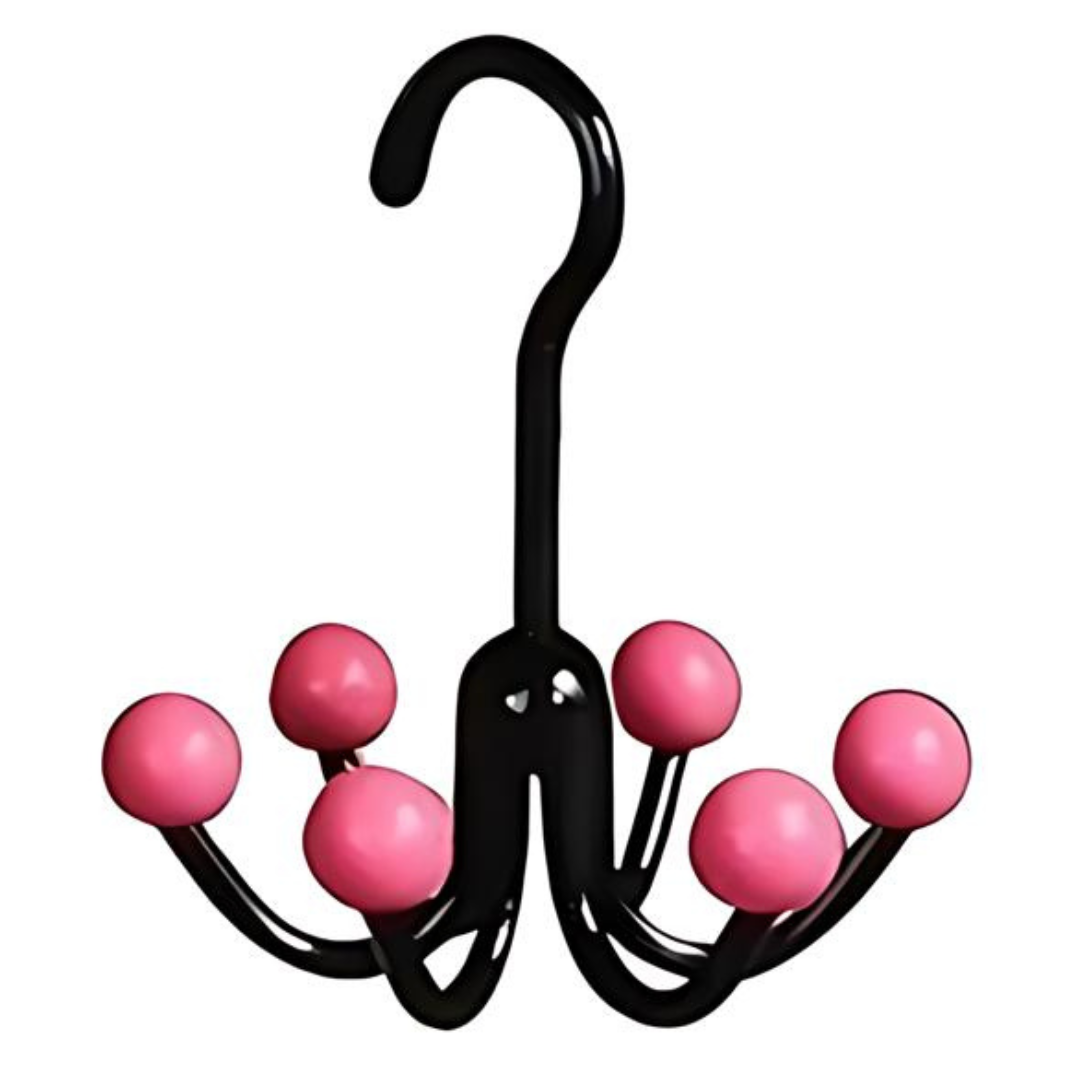 GlideHold® HangerHooks: 360° Kääntyvä 6 Kynsi Koukku Vaatekaapin Järjestelijä Ripustin
