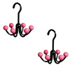 GlideHold® HangerHooks: 360° Kääntyvä 6 Kynsi Koukku Vaatekaapin Järjestelijä Ripustin