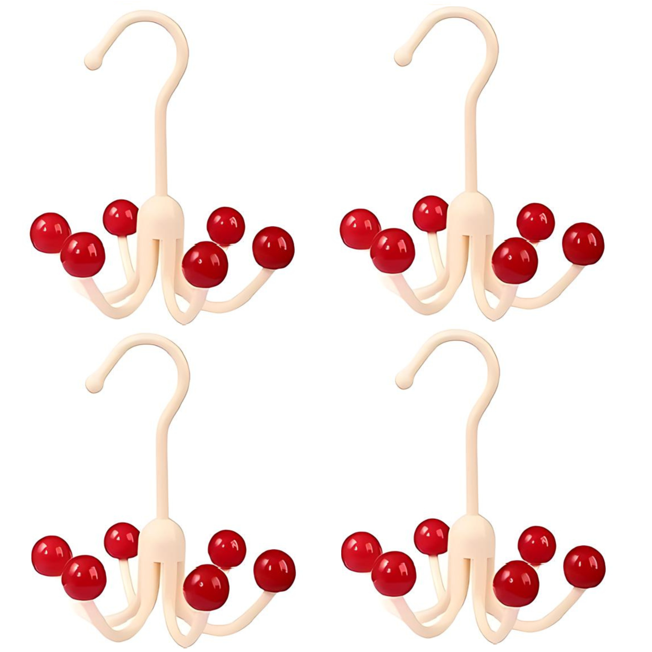 GlideHold® HangerHooks: 360° Kääntyvä 6 Kynsi Koukku Vaatekaapin Järjestelijä Ripustin
