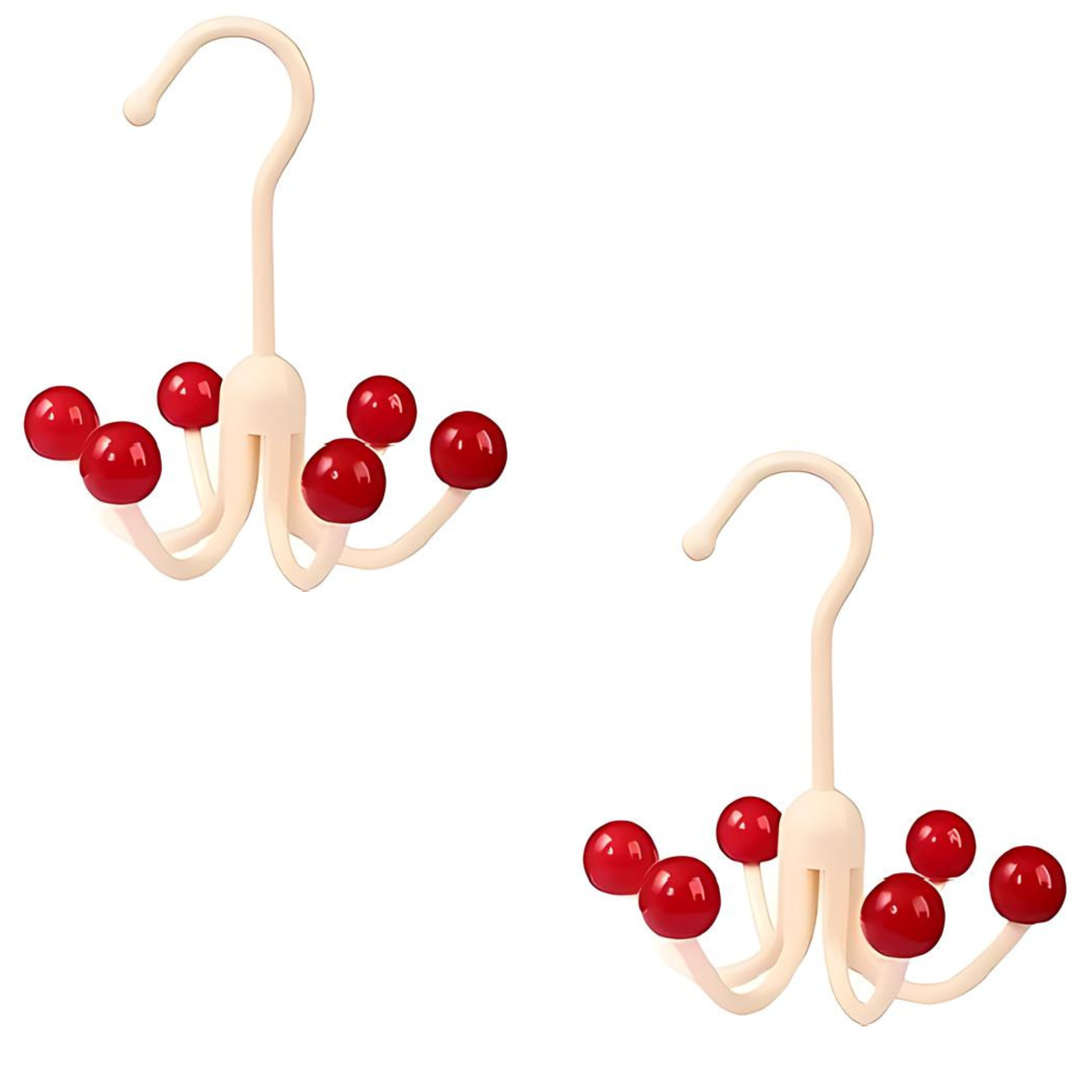 GlideHold® HangerHooks: 360° Kääntyvä 6 Kynsi Koukku Vaatekaapin Järjestelijä Ripustin