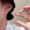 Jewelance™ ClipEarrings 1+1 ILMAISEKSI: Pitkät Elegantti Klipsikorvakorut Lahja Laatikossa