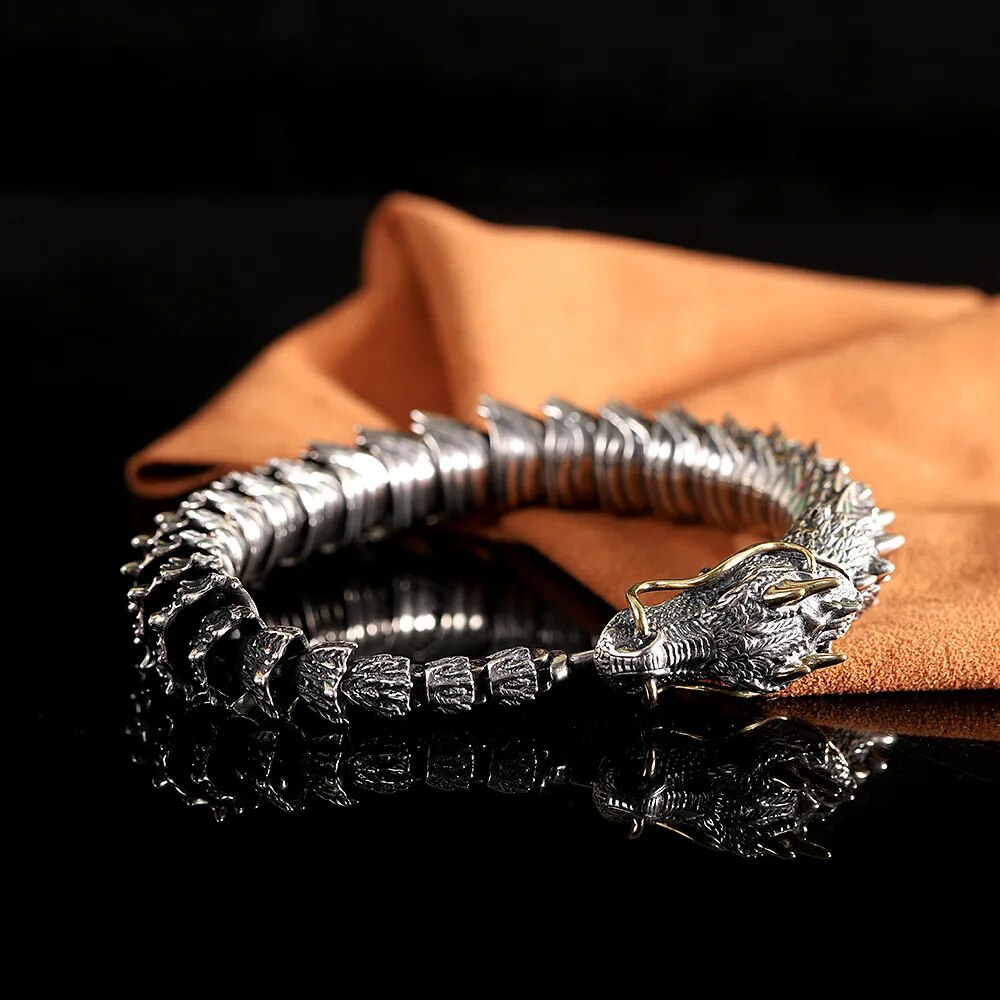 Jewelance™ SilverDragon - Sterling Hopea Rannerengas