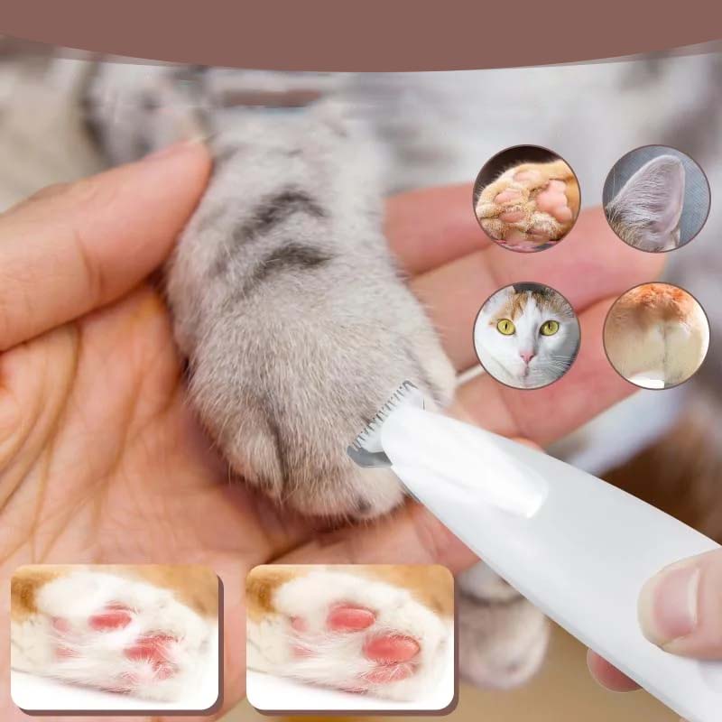 DogCatFri™ PetTrimmer: Lemmikkieläinten Karvatrimmeri LED-Valolla