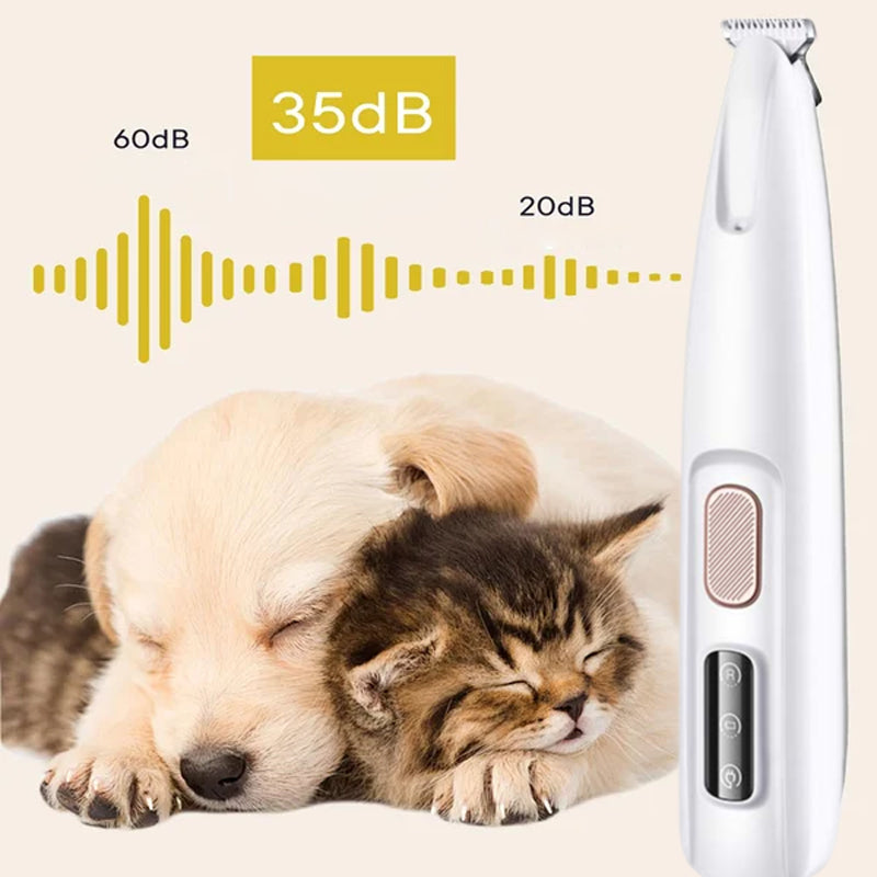 DogCatFri™ PetTrimmer: Lemmikkieläinten Karvatrimmeri LED-Valolla