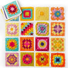 CrochetCards: Neliö Neulominen Virkattu Opas Kortit Set