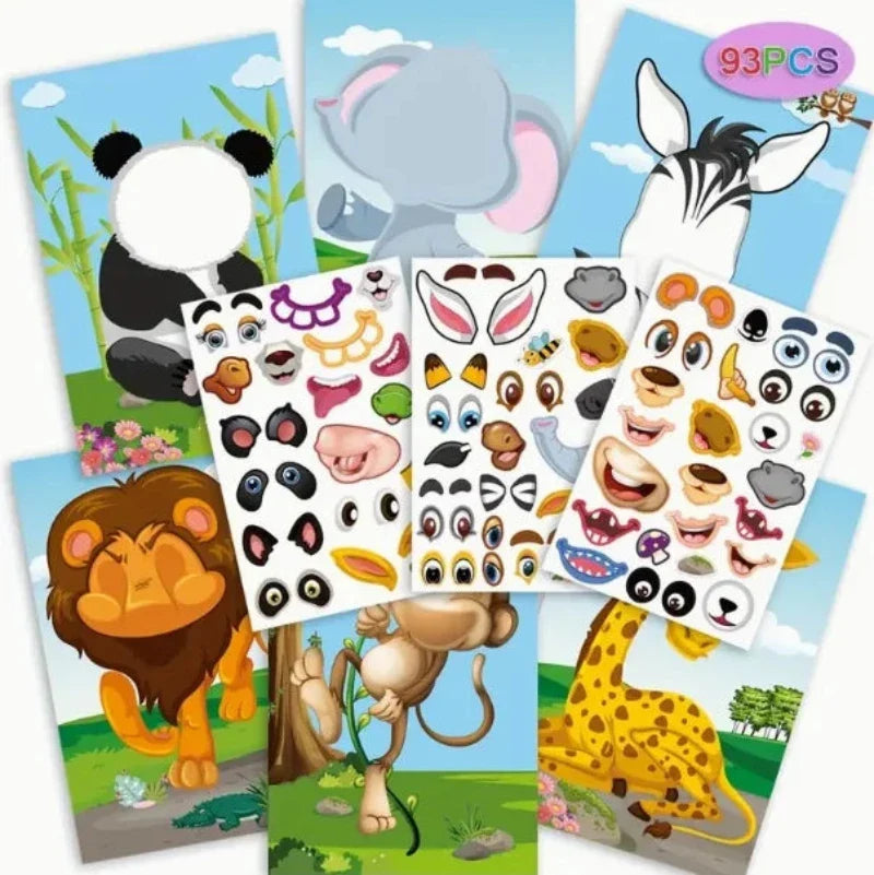 Kletshuts™ StickerBook 1+1 ILMAINEN: DIY Tarrakirja Craft Pojille Ja Tytöille