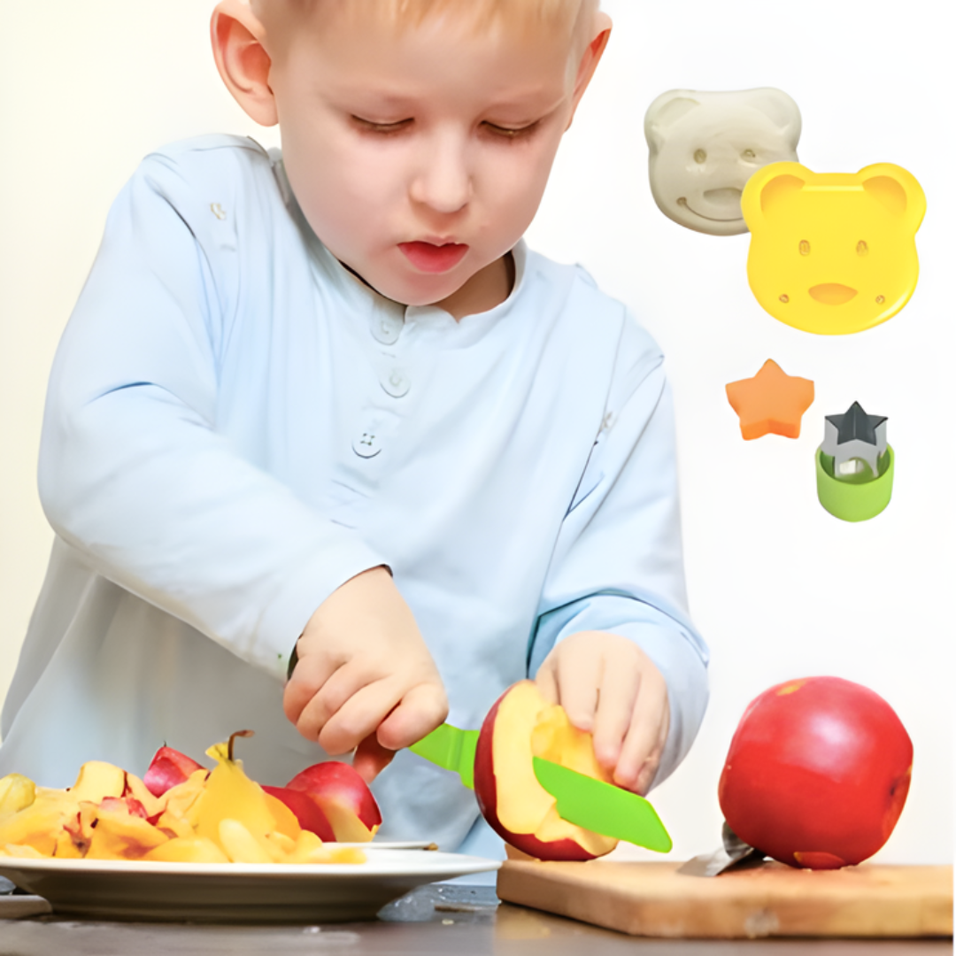 Kletshuts™ KidsKitchen: Turvallinen Leikkaaminen Leikki Lapset Keittiö Lelu Sarja