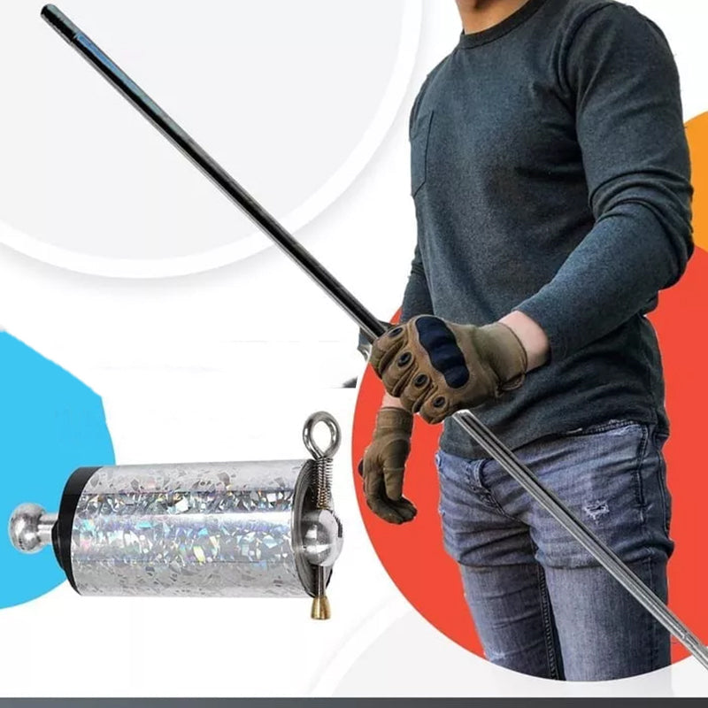 DefenseStick - Sisäänvedettävä Teleskooppinen Metallinen Puolustussauva