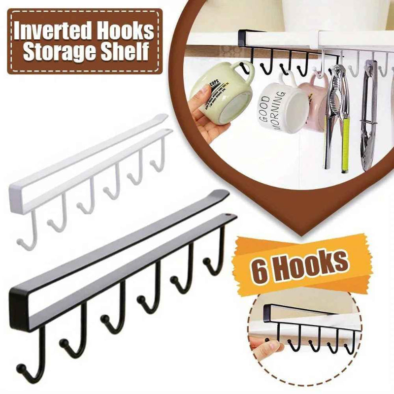 GlideHold® ShelfHooks 1+1 ILMAISEKSI: Hylly Ripustettavat Telinekoukut Keittiöön Ja Vaatekaappiin