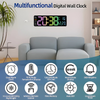 Globetrek° DigitalClock: Suuri LED-Ruutu Näyttö Digitaalinen Kello