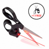 Globetrek° LaserScissors 1+1 ILMAINEN: Tarkka Leikkaus Laserohjattu Monikäyttöinen Sakset