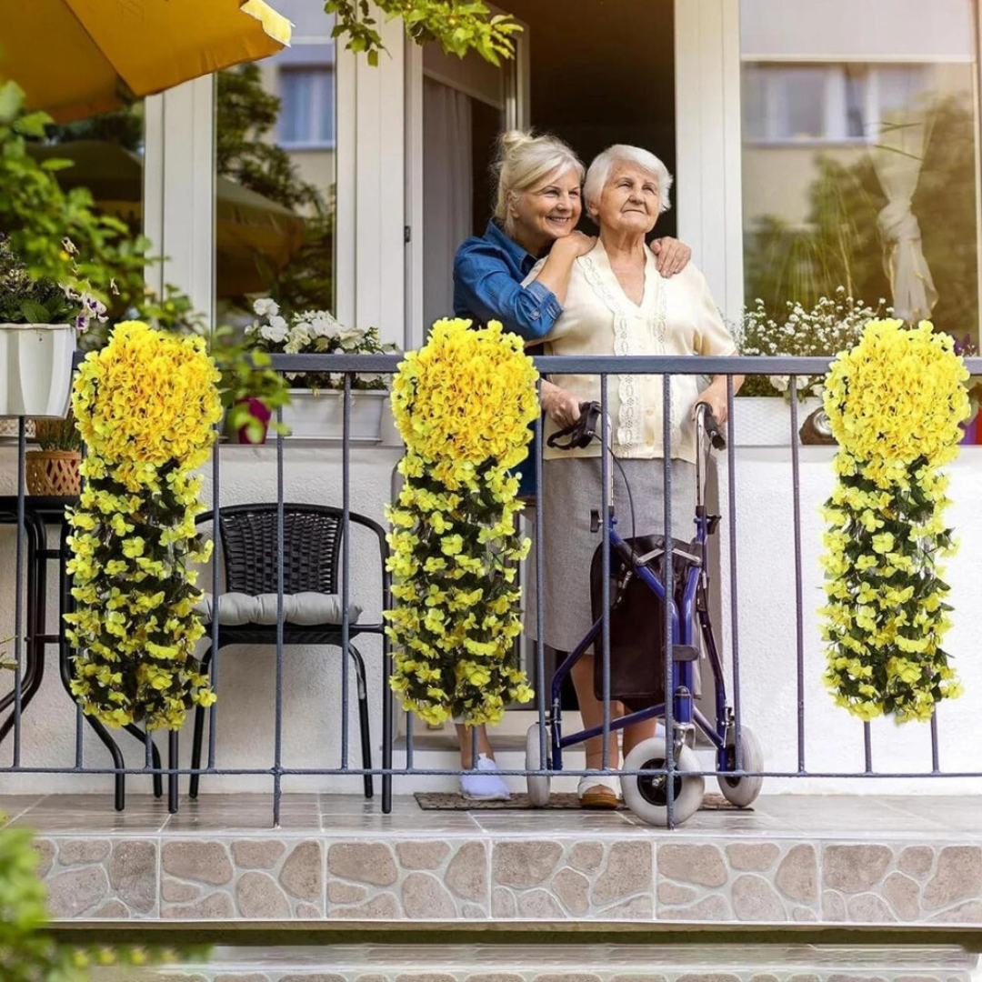 OrchidBloom 1+1 ILMAINEN - Keinotekoinen Orkidea Kukat For Jokainen Tilaisuudet