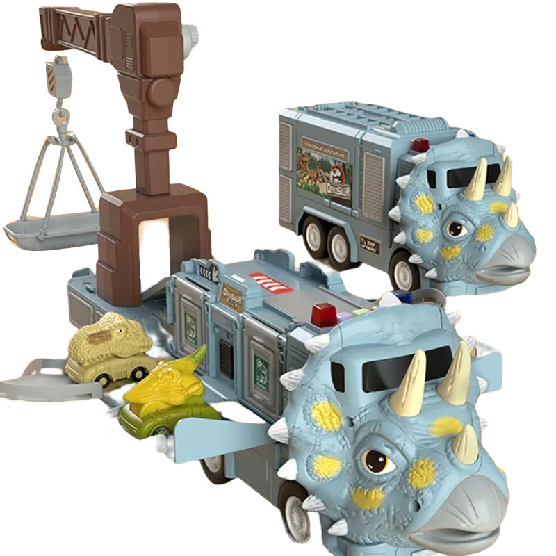 Kletshuts™ DinoTruck: Dinosaurus Kuorma Auto Lelu Sarja Valoin Ja Musiikilla