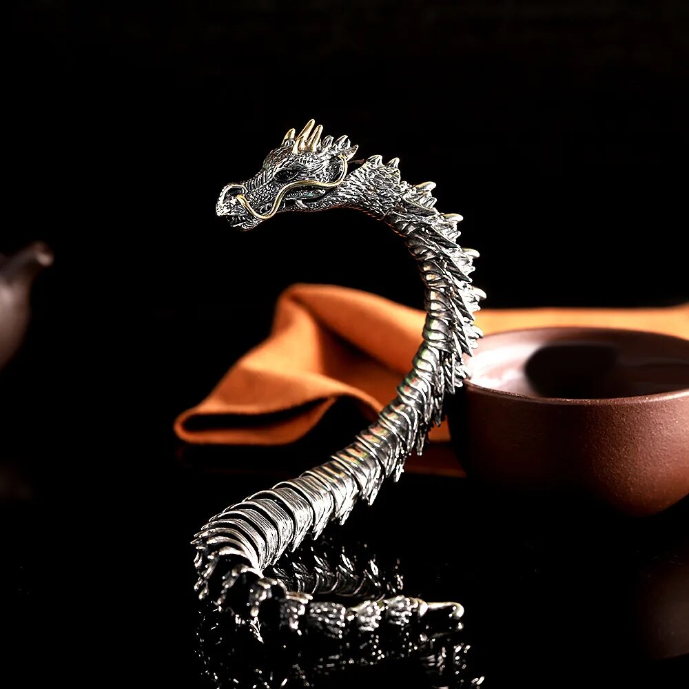 Jewelance™ SilverDragon - Sterling Hopea Rannerengas