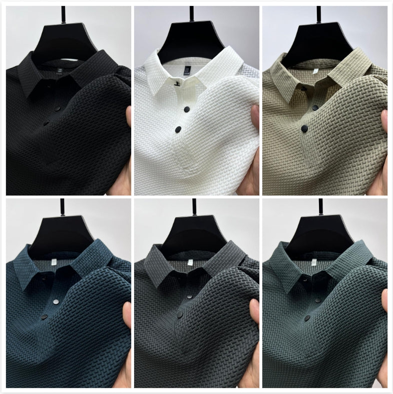 Icone™ BreathableShirt1+1 ILMAINEN: Tyylikäs Hengittävä Miesten Lyhythihainen Paita