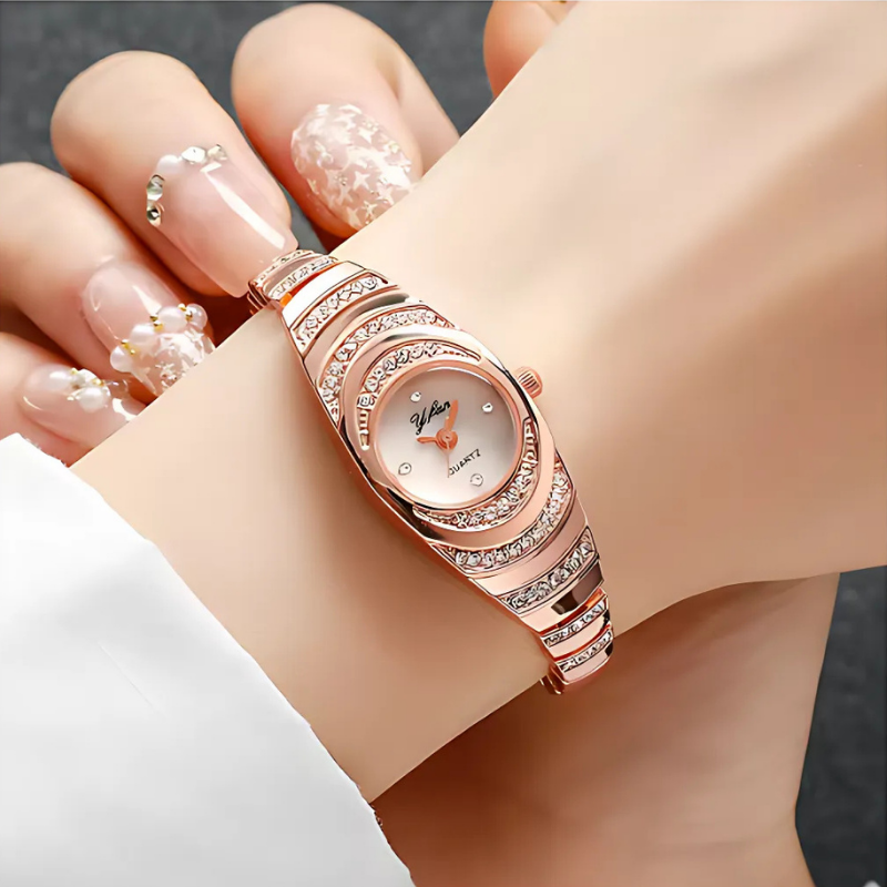 Jewelance™ ElegantWatch: Elegantti Moderni Naisten Kello Lahjarasian Kanssa