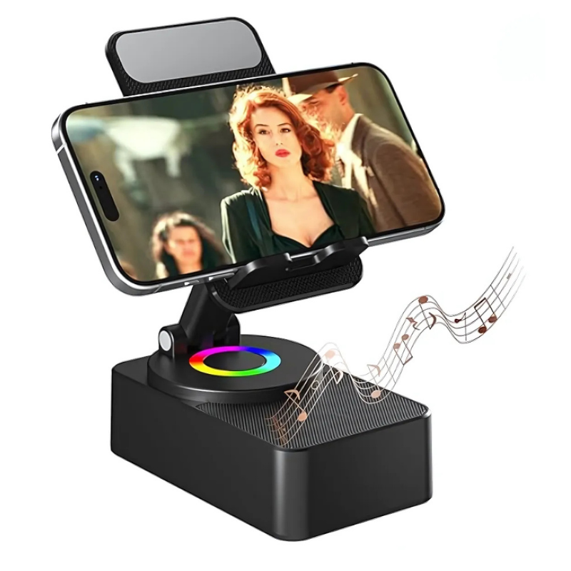 Holder360° PowerSpeaker: 3-in-1 Puhelinteline Bluetooth-Kaiutin Ja Kannettava Varavirtalähde