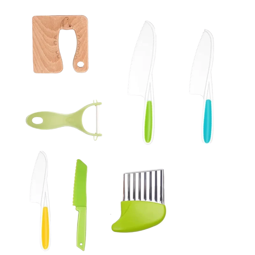 Kletshuts™ KidsKitchen: Turvallinen Leikkaaminen Leikki Lapset Keittiö Lelu Sarja
