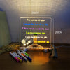 Kletshuts™ NoteBoard: LED-Lamppu Akryylinen Muistilappu Ja Piirustuslauta