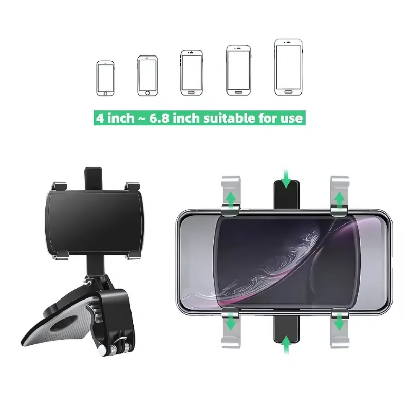 Holder360° PhoneGrip: Pyörivä Puhelinteline, Jossa On Vahva Kompakti Ote