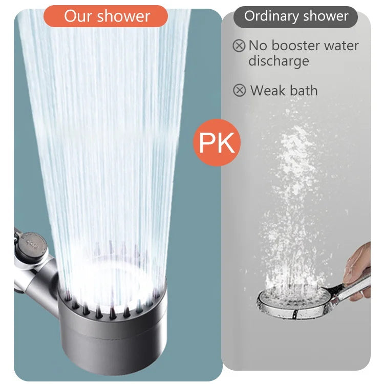 Borhe® Shower - 4 in 1 Hieronta ja Iho Kauneus Monitoiminen Suihkupäässä