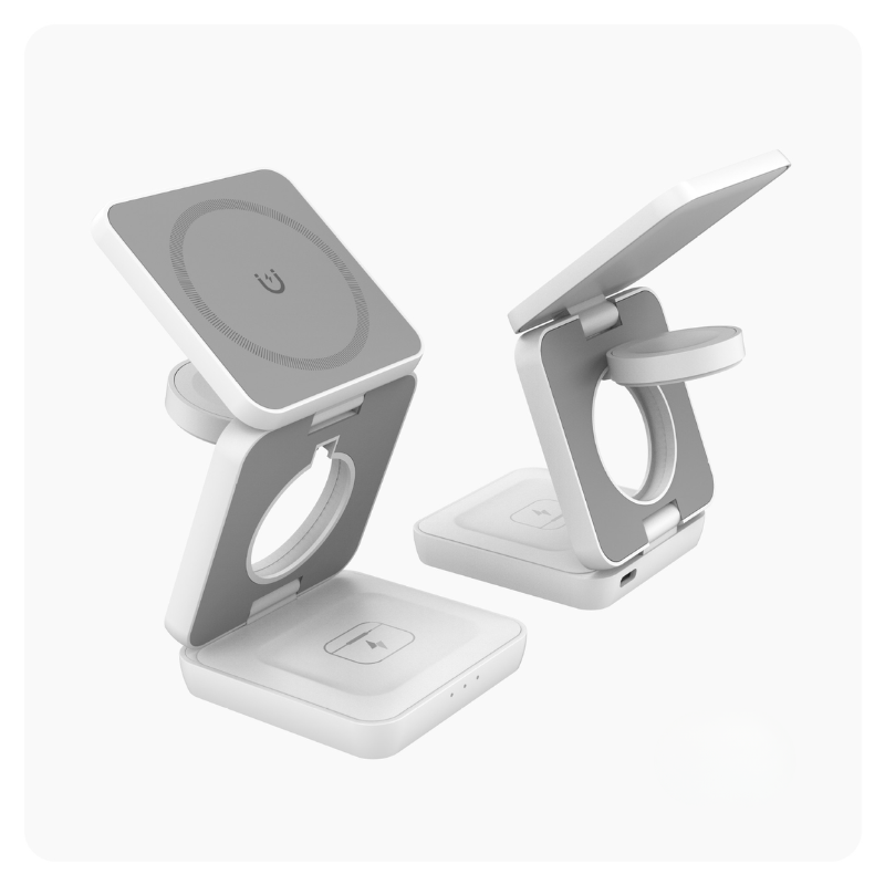 Holder360° MultiCharger: Monitoiminen Taittuva Magneettinen Lataus Teline