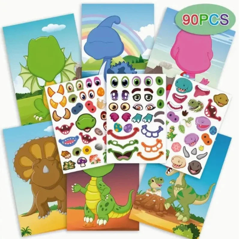 Kletshuts™ StickerBook 1+1 ILMAINEN: DIY Tarrakirja Craft Pojille Ja Tytöille