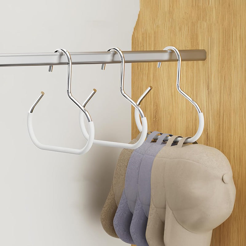 GlideHold® ClosetRing 1+1 ILMAISEKSI: Avoin Rengas Tilaa Säästävä Vaatekaappi Ripustin