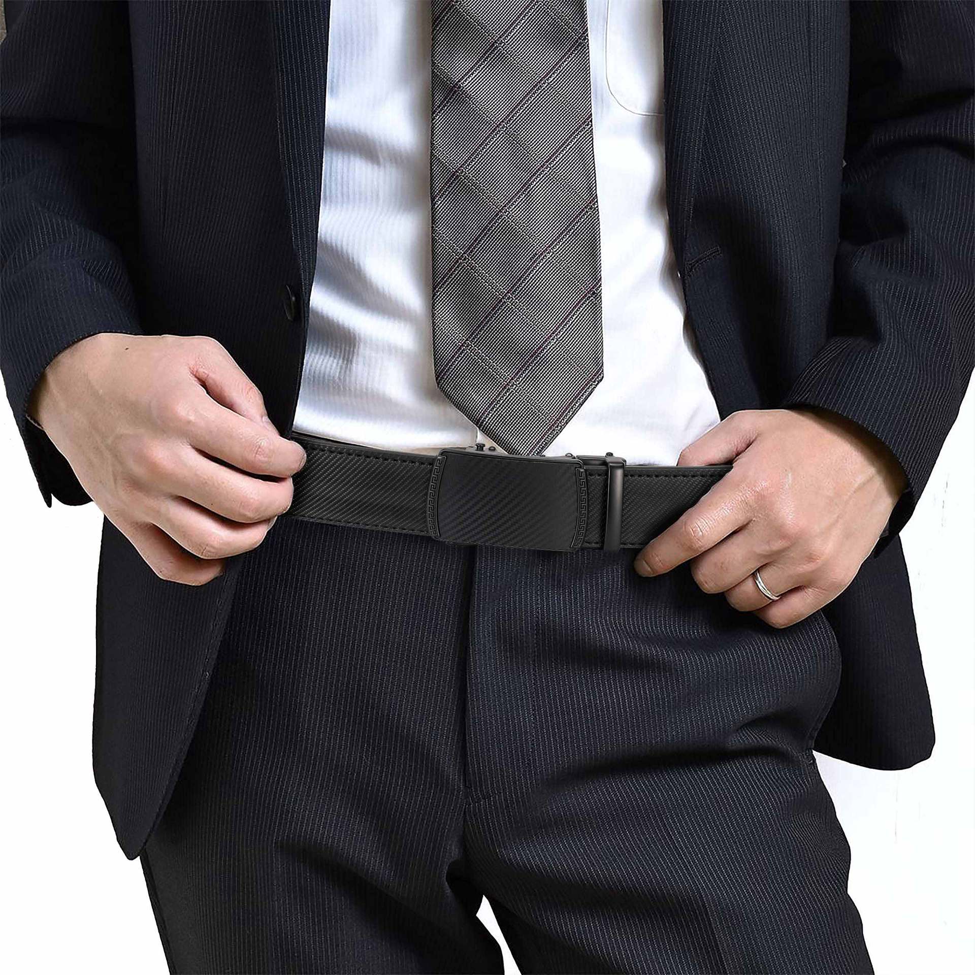 Icone™ ClassicBelt 1+1 ILMAINEN: Mukava Klassinen Säädettävä Solkivyö Miehille