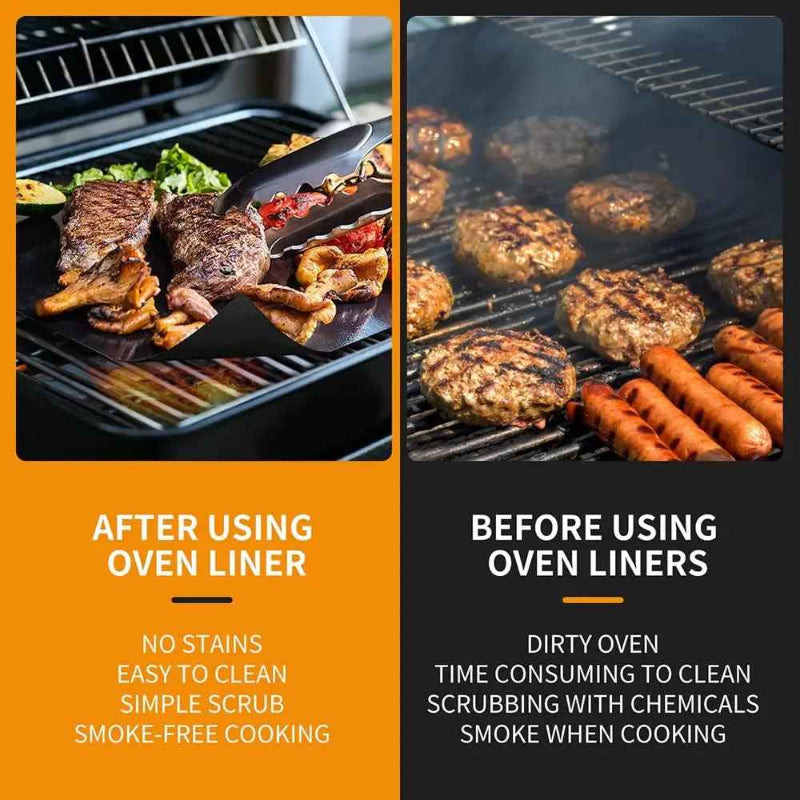 Globetrek° GrillMat – Tarttumattomat BBQ Grillimatot Helppoleikattavalla Laatikolla