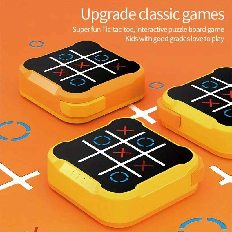 Kletshuts™ FunTicTacToe: Interaktiivinen Elektroninen Ristinolla Peli Varten Kaikki Ikäryhmät