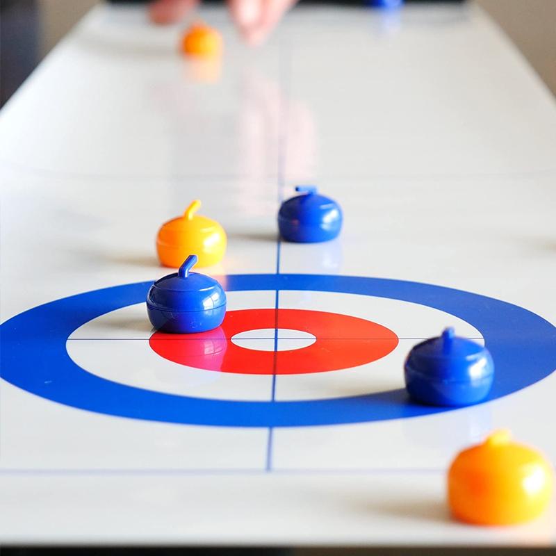 Kletshuts™ CurlingGame: Pöytälevy Curling Peli Varten Kaikki Ikärajat