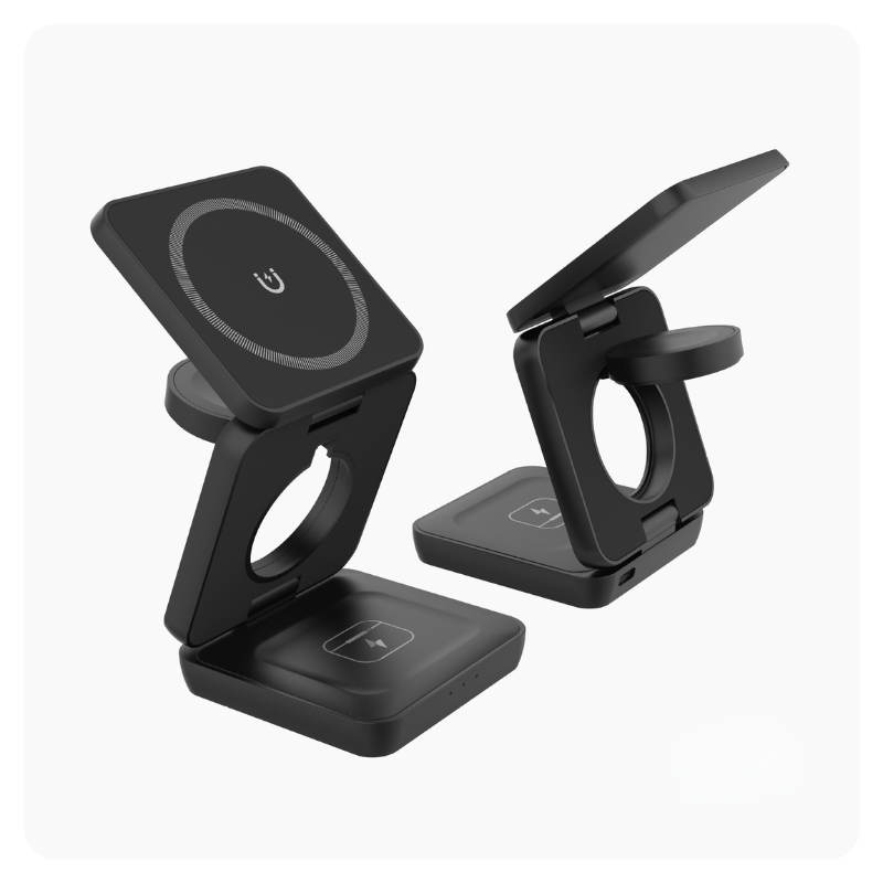 Holder360° MultiCharger: Monitoiminen Taittuva Magneettinen Lataus Teline