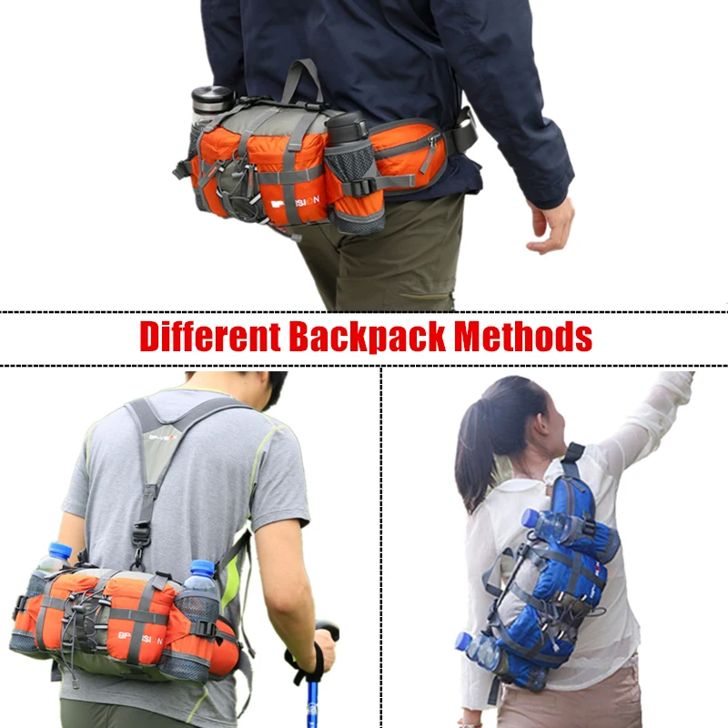 Icone™ AdventureBag: Monitoiminen Ulkoilu Seikkailu Gear Laukku