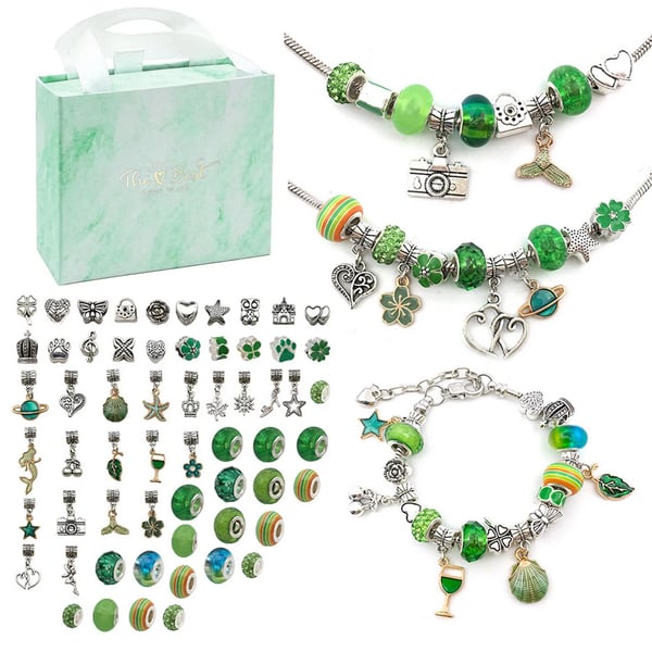 Jewelance™ BraceletKit - Tee-Se-Itse- Korujen Riipus - Tekosarja