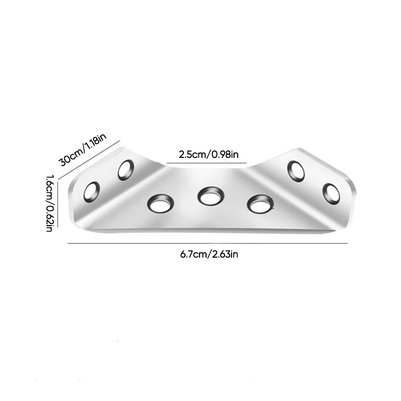 CornerConnector - Ruostumaton Teräs Huonekalut Kulmakytkin