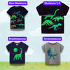 Icone™ DinoShirt: Lasten Pimeässä Hohtava Dinosaurus T-paita