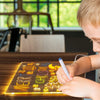 Kletshuts™ NoteBoard: LED-Lamppu Akryylinen Muistilappu Ja Piirustuslauta